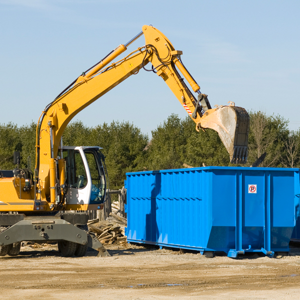 what are the rental fees for a residential dumpster in Indianola